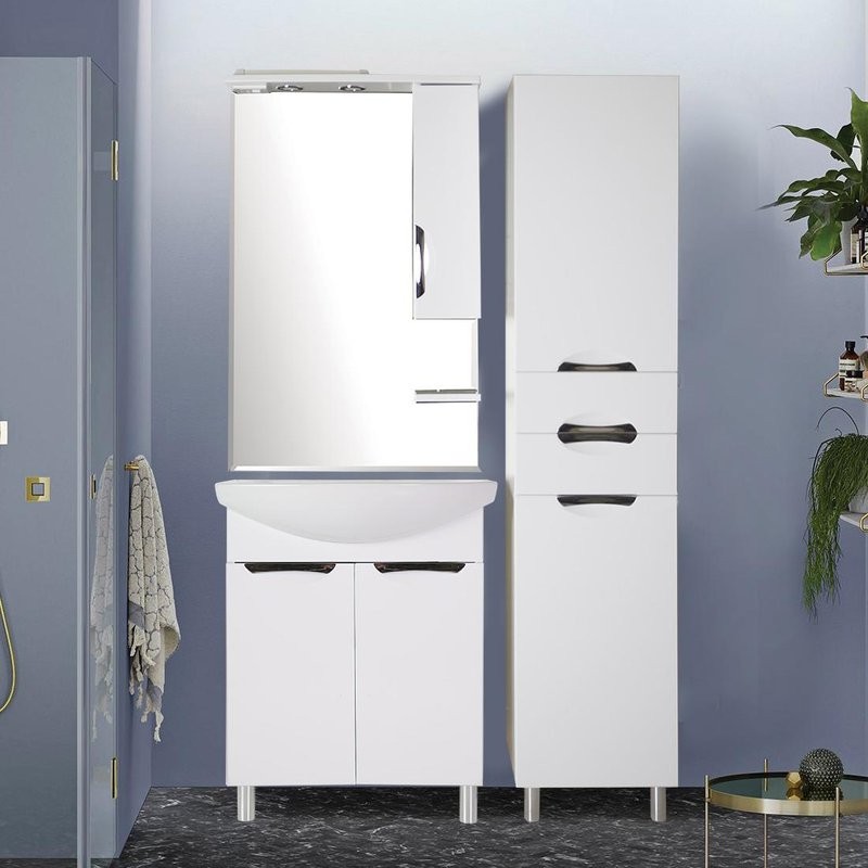 Тумба с раковиной ASB-Mebel Мессина 70 с дверками