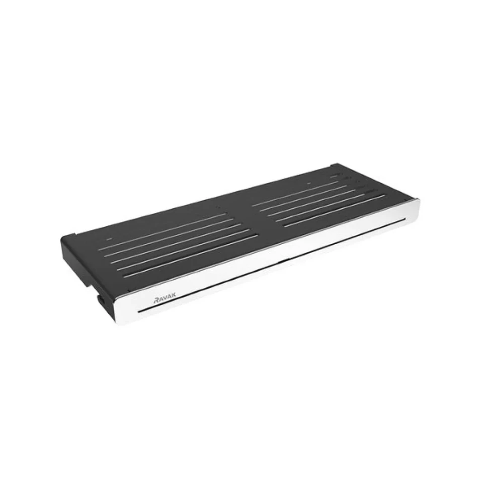 Полка Ravak Slim S X07P575 черная, хром
