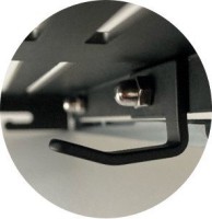 Полка Ravak Slim S X07P575 черная, хром