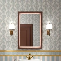 Зеркало KERAMA MARAZZI Plaza Classic 65 с подсветкой, орех