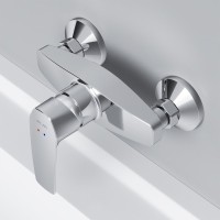 Душевой комплект Смеситель для душа AM.PM Gem F90A20000 + Стойка Like F0780064