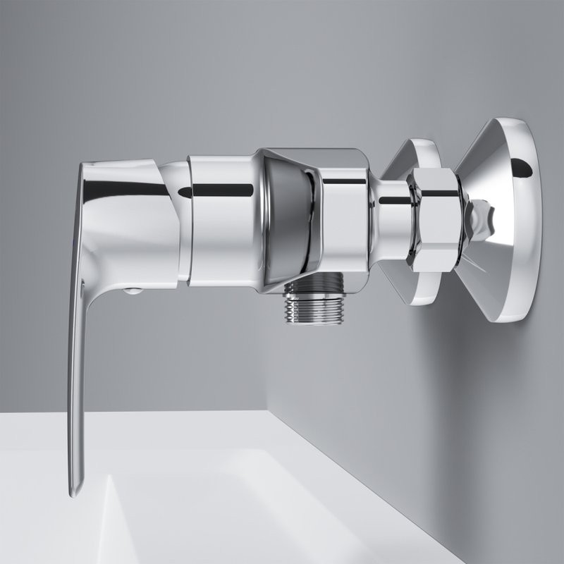 Душевой комплект Смеситель для душа AM.PM Gem F90A20000 + Стойка Like F0780064