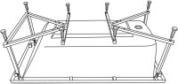Акриловая ванна Excellent Ava 160x70 см, пристенная, белая, с каркасом