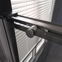 Душевой уголок Veconi Premium Trento PTC-SP-40GR 150x90, профиль брашированный графит, стекло прозрачное