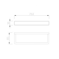 Держатель для полотенец Abber Westen AA1753B матовый черный Держатель для полотенец Abber Westen AA1753B матовый черный