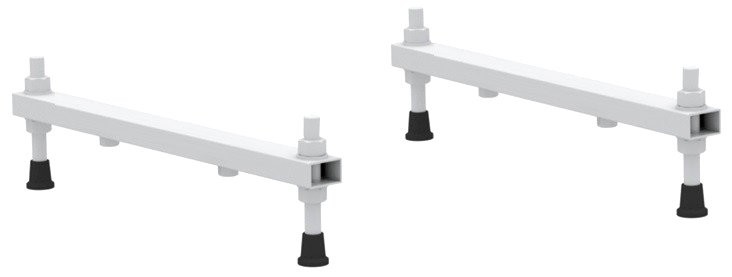 Ванна из искусственного камня Belux Виктория 180x80 см, пристенная, белая