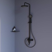 Душевая стойка RGW Shower Panels SP-25B матовый черный