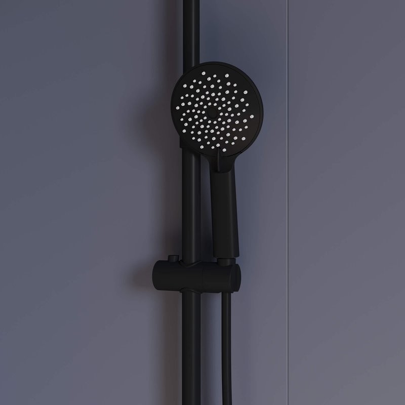 Душевая стойка RGW Shower Panels SP-25B матовый черный