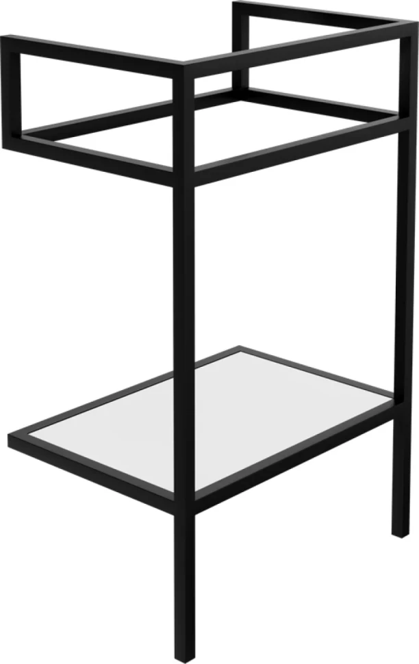 Мебель для ванной комнаты STWORKI Эстфолл 55, черный муар 11055-KL