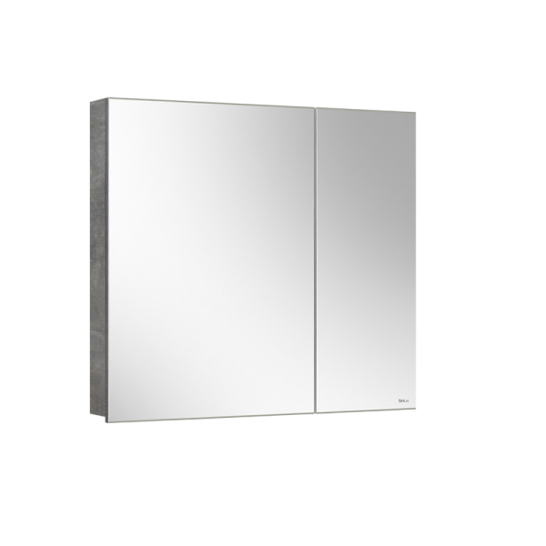 Зеркало-шкаф Belux Стокгольм 80 бетон чикаго светло-серый