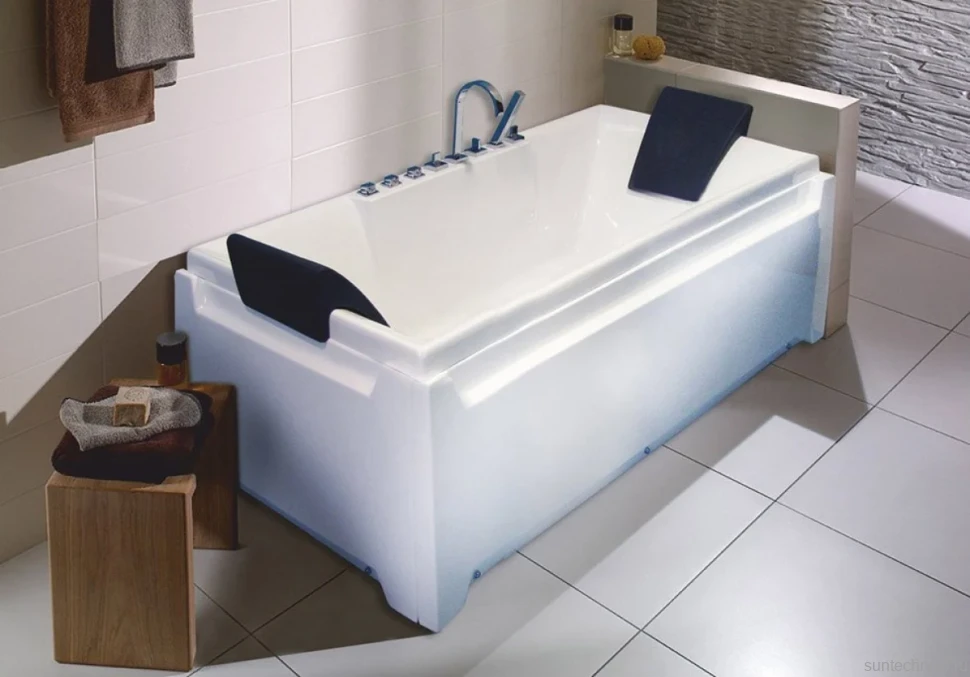 Акриловая ванна Royal Bath Triumph RB 665101 170x90 см, пристенная, белая, с каркасом, с экранами