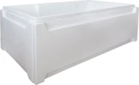 Акриловая ванна Royal Bath Triumph RB 665101 170x90 см, пристенная, белая, с каркасом, с экранами