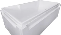 Акриловая ванна Royal Bath Triumph RB 665101 170x90 см, пристенная, белая, с каркасом, с экранами