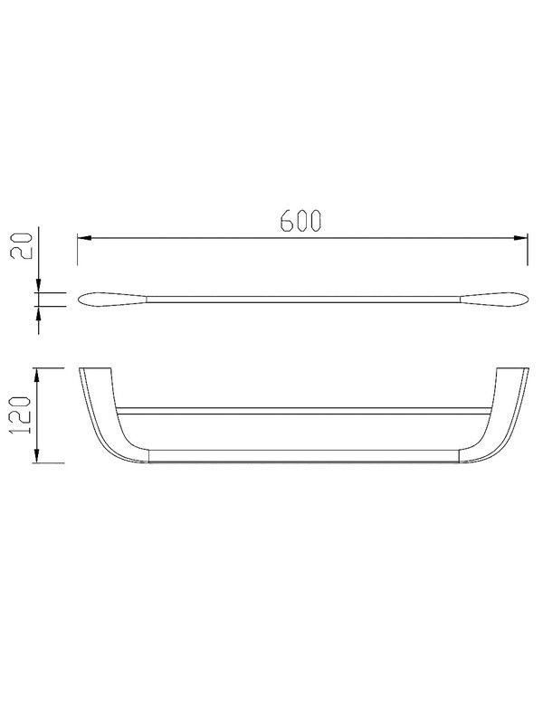 Держатель для полотенец Abber Nord AA1553G матовое золото