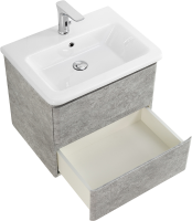 Мебель для ванной комнаты BelBagno Albano-Cer 60 подвесная, cemento verona grigio