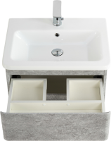 Мебель для ванной комнаты BelBagno Albano-Cer 60 подвесная, cemento verona grigio