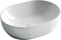 Тумба с раковиной Sancos Snob R 80 см, doha soft, столешница бежевая, раковина CN6019
