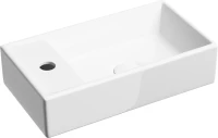 Раковина маленькая в туалет Ceramicanova Element CN6051R белый глянцевый
