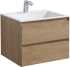 Мебель для ванной Vincea Luka 60 2 ящика, натуральный дуб
