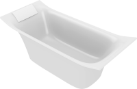 Ванна из искусственного камня Jacob Delafon Grands Boulevards E6D156-0 180x80 см, отдельностоящая, белая, на ножках