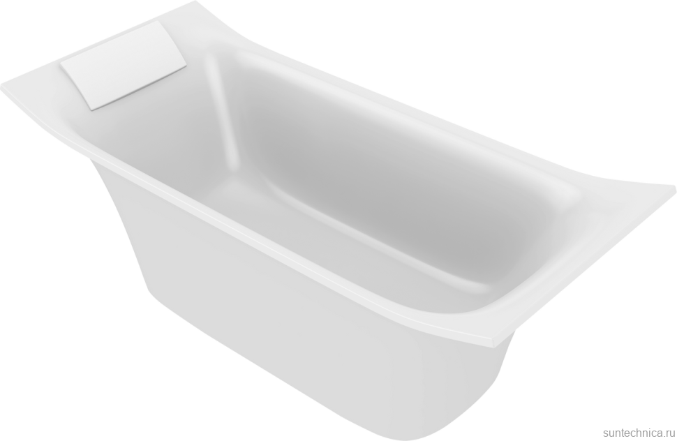 Ванна из искусственного камня Jacob Delafon Grands Boulevards E6D156-0 180x80 см, отдельностоящая, белая, на ножках