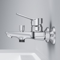 Душевой комплект Смеситель AM.PM X-Joy F85A10000 + Стойка Gem F0790000