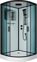 Душевая кабина Niagara Premium NG-6901-01 BLACK 90х90х210 черная, с низким поддоном
