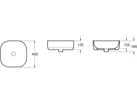 Комплект Накладная раковина Lavinia Boho Bathroom Sink Slim 33311006 + Смеситель Wellsee ONCE! and forever 182409000 розовое золото