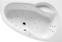 Акриловая ванна Excellent Newa WAEX.NEP16.ULTRA P 160x95 см, угловая, правая, пристенная, с гидромассажем, белая, асимметричная, с каркасом, со сливом-переливом
