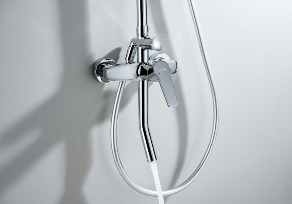 Душевая стойка AQUATEK Лугано AQ2740CR хром