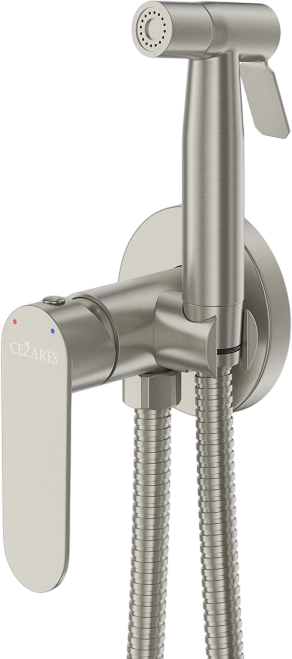 Гигиенический душ Cezares Stylus STYLUS-DIF-IN С ВНУТРЕННЕЙ ЧАСТЬЮ, сатин
