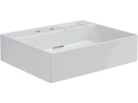 Тумба с раковиной KERAMA MARAZZI Logica 60 подвесная, песчаная, с отверстием под дозатор