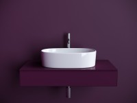 Накладная раковина Ceramicanova Element CN6075 белая глянцевая