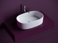 Накладная раковина Ceramicanova Element CN6075 белая глянцевая