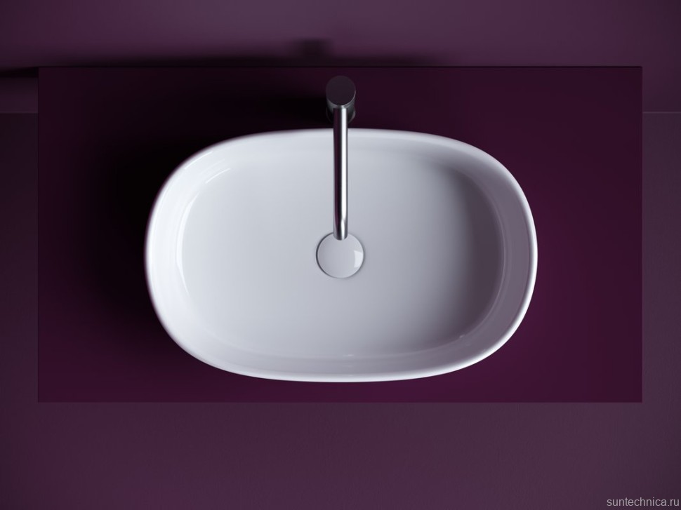 Накладная раковина Ceramicanova Element CN6075 белая глянцевая