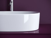 Накладная раковина Ceramicanova Element CN6075 белая глянцевая