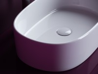 Накладная раковина Ceramicanova Element CN6075 белая глянцевая