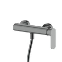 Смеситель для душа с душевым гарнитуром, метал Gun metal, AQUAme Monza AQM6313GM Смеситель для душа с душевым гарнитуром, метал Gun metal, AQUAme Monza AQM6313GM