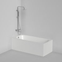 Акриловая ванна Berges Nelu 050019 без опоры 160x75 см, пристенная, белая