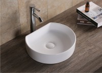 Накладная раковина Ceruttispa CR7088 40 глянцевая белая