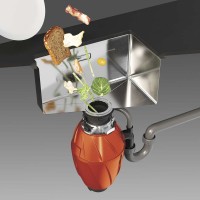 Комплект Мойка Omoikiri Daisen 78-2-BL черная + Измельчитель Nagare 1000