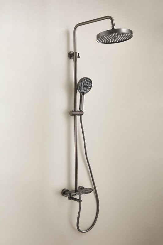 Душевая стойка BELZ B713 B25713-3 оружейная сталь