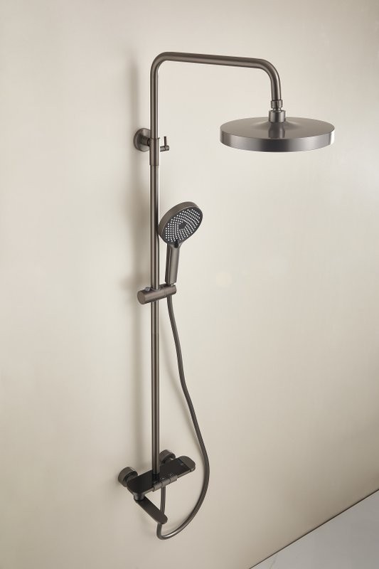 Душевая стойка BELZ B713 B25713-3 оружейная сталь