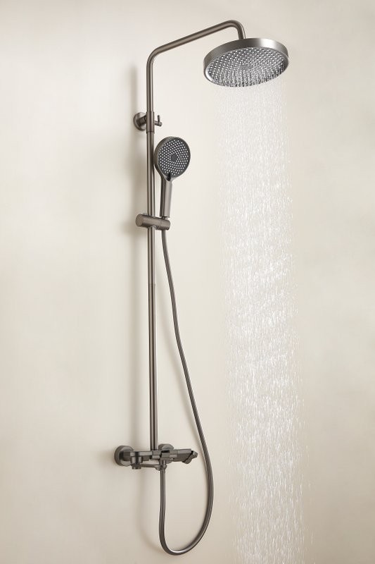 Душевая стойка BELZ B713 B25713-3 оружейная сталь