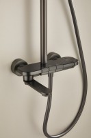 Душевая стойка BELZ B713 B25713-3 оружейная сталь