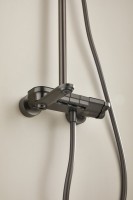 Душевая стойка BELZ B713 B25713-3 оружейная сталь