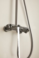 Душевая стойка BELZ B713 B25713-3 оружейная сталь