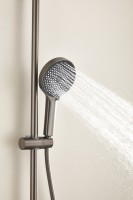 Душевая стойка BELZ B713 B25713-3 оружейная сталь