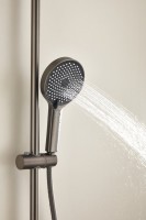 Душевая стойка BELZ B713 B25713-3 оружейная сталь