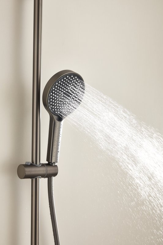 Душевая стойка BELZ B713 B25713-3 оружейная сталь